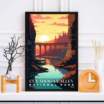 Cuyahoga Valley National Park Poster, Travel Art, Office Poster, Home Decor | S3 - image5